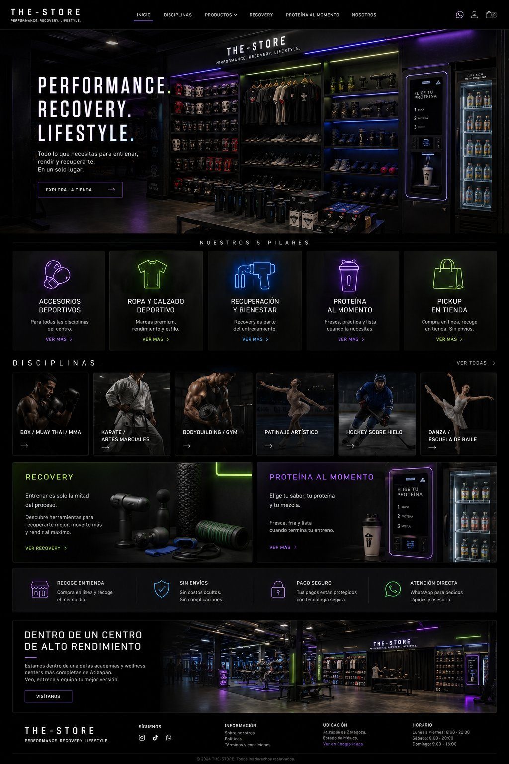 Diseño del sitio web